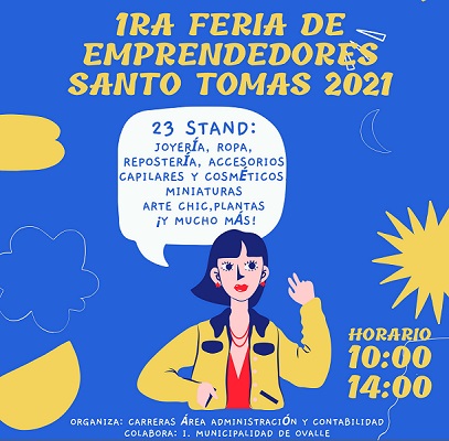 Primera Feria de Emprendedores Santo Tomás se realizará en Ovalle