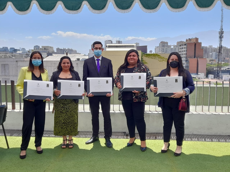 Santiago Centro retomó titulaciones presenciales bajo estrictos protocolos sanitarios