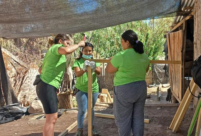 Tomasinos y tomasinas inician los Trabajos Voluntarios de Verano en Monte Patria