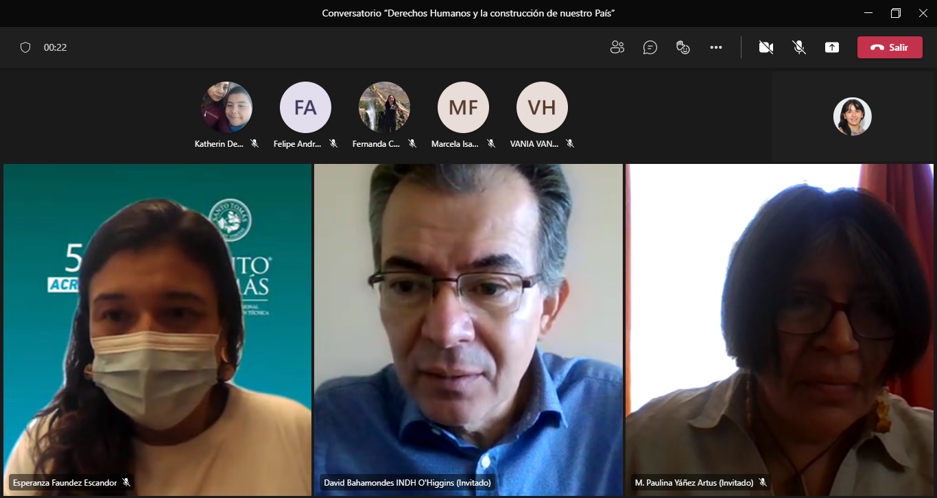 Conversatorio relevó el rol de los derechos humanos en la construcción del país