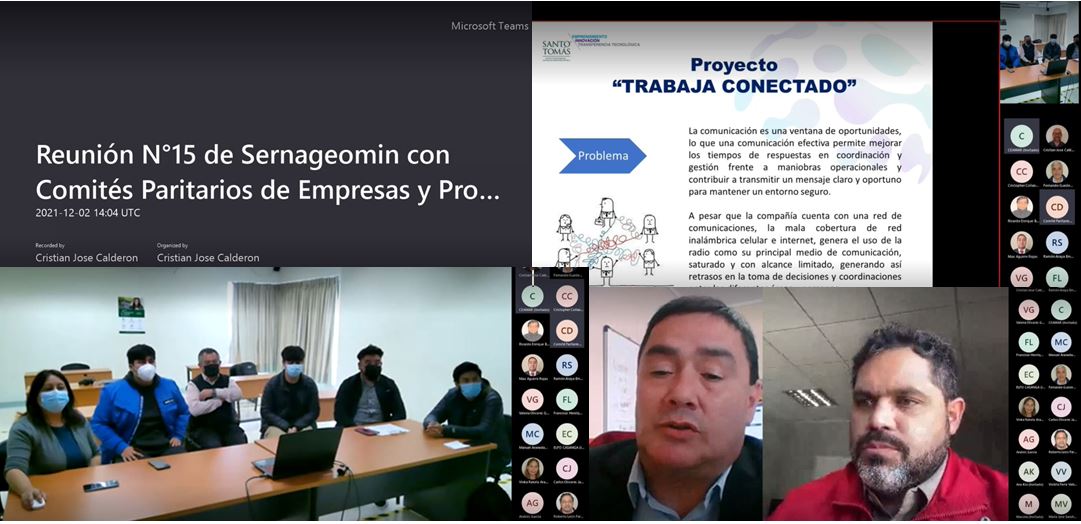 TIEE y TEEI La Serena participan en Reunión con Sernageomin para presentar proyectos de innovación