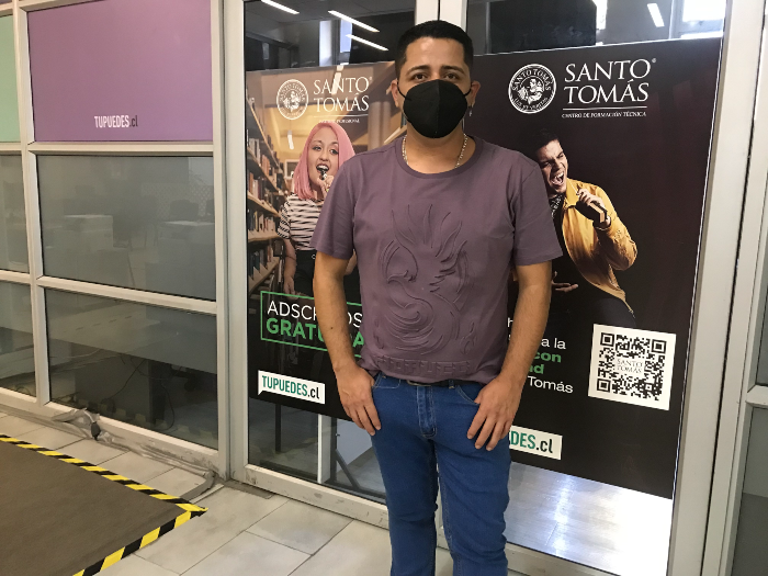 Hugo Zurita: “me llena de orgullo decir que estoy estudiando en Santo Tomás”