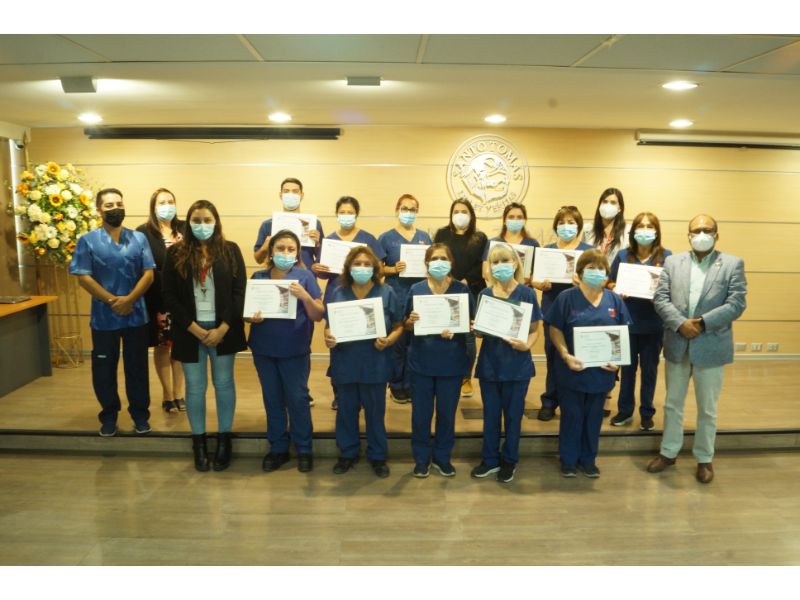 Cuidadores de pacientes con dependencia severa recibieron certificación en enfermería básica