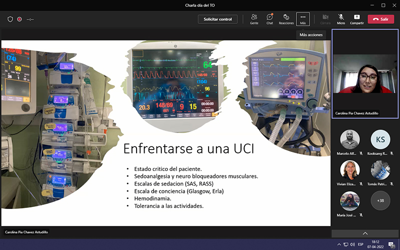 Egresada de Terapia Ocupacional comparte su experiencia trabajando en UCI durante la pandemia de coronavirus
