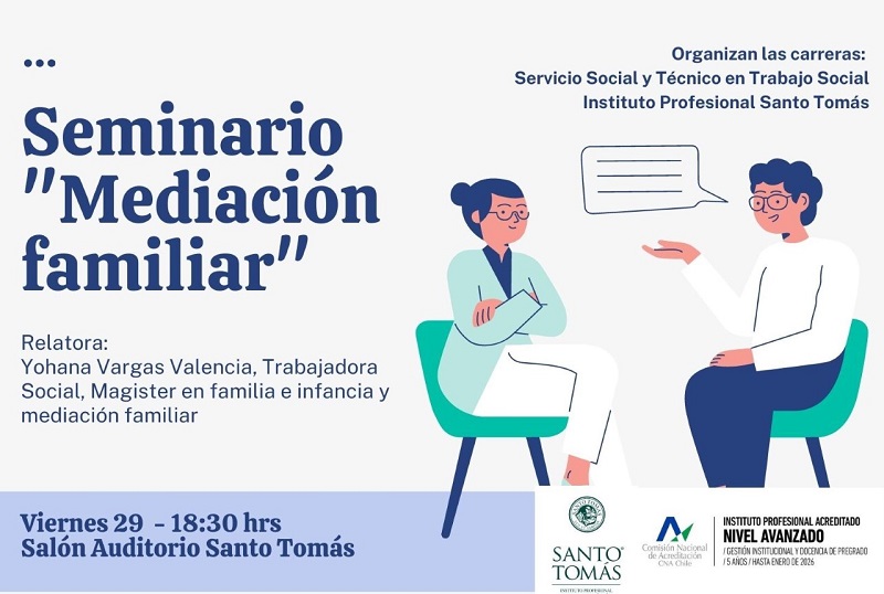 Seminario sobre Mediación Familiar se realizará en Ovalle