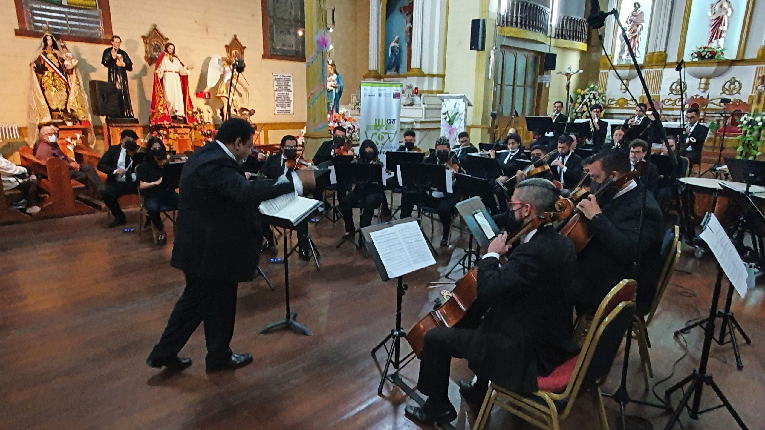 Obras de Beethoven y Wagner deleitaron a los iquiqueños en un nuevo concierto de gala de la Orquesta Regional de Tarapacá