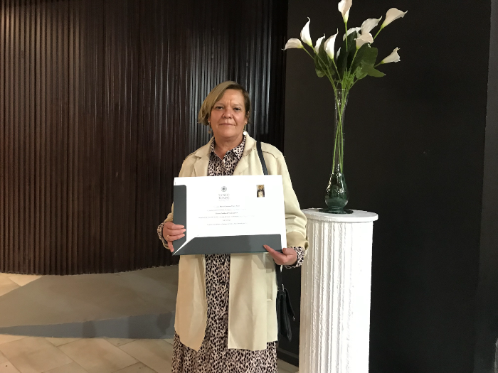 Constanza Ponce: “me siento orgullosa de mis logros”