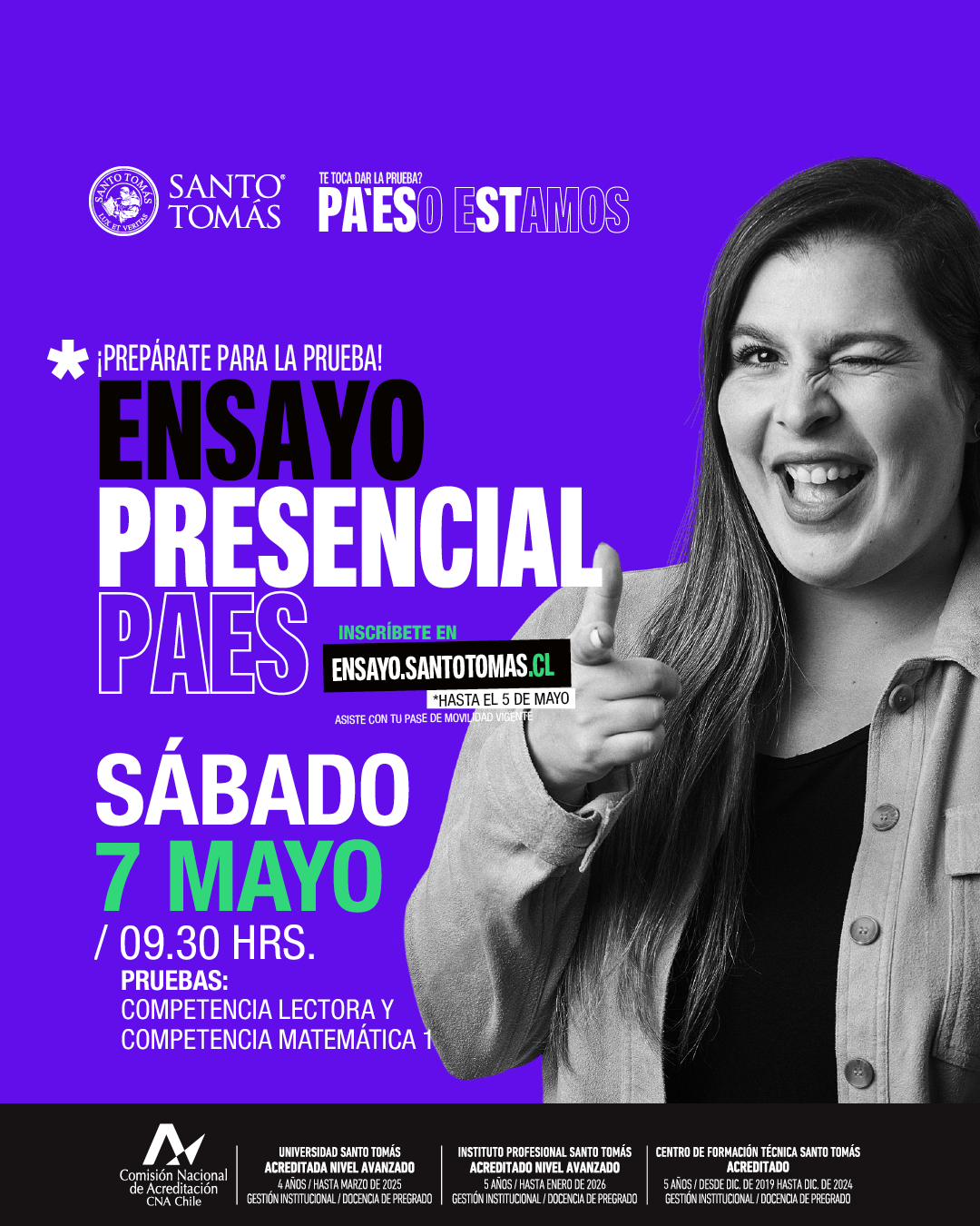 Santo Tomás Punta Arenas realizará primer ensayo presencial de la PAES