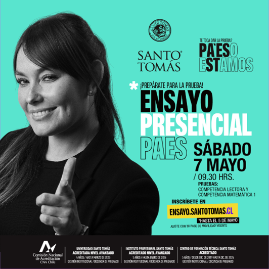 Santo Tomás sede Iquique realizará primer ensayo presencial de la PAES