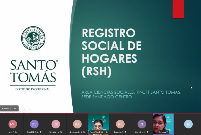 Santo Tomás realiza charla informativa sobre el Registro Social de Hogares