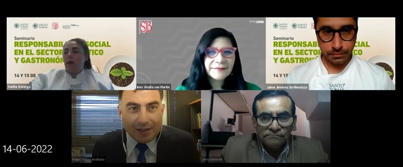 IP-CFT Santo Tomás realiza seminario sobre responsabilidad social en el sector turístico y gastronómico con invitados internacionales