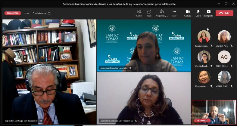 Seminario entregó orientaciones sobre la ley de responsabilidad penal adolescente