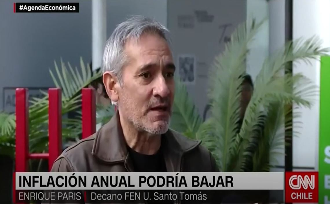 Entrevista a Enrique Paris, decano FEN UST: Expertos señalan que la inflación anual habría llegado a su punto más alto
