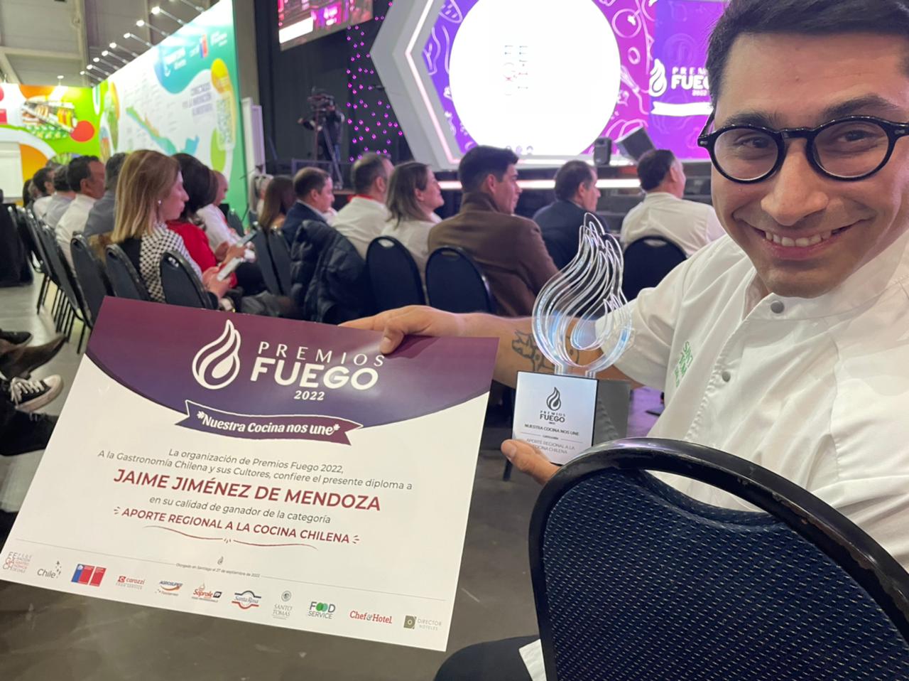 El premio “Aporte Regional a la Cocina Chilena” se quedó en O’Higgins