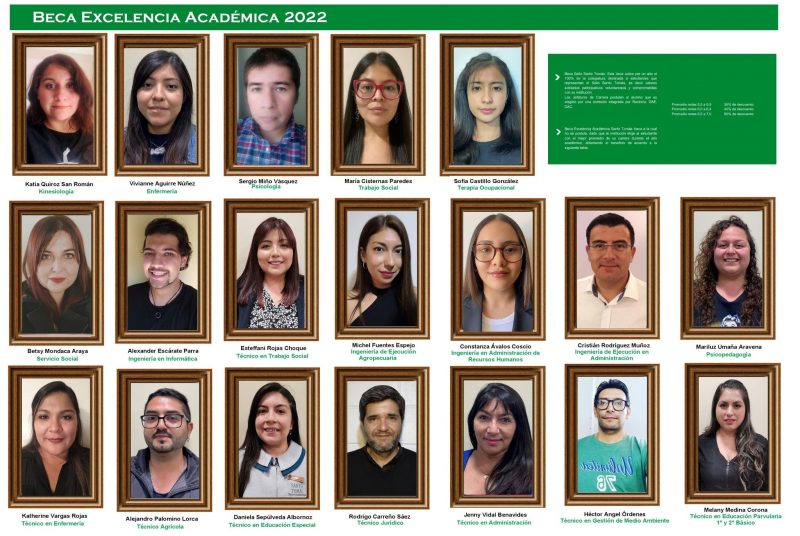 Tomasinos de Sede Arica fueron reconocidos por obtener la Beca Excelencia Académica