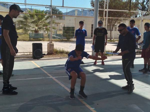 Estudiantes de Preparador Físico de Santo Tomás realizaron evaluación de capacidades físicas a jóvenes integrantes de Escuelas de Fútbol de Copiapó