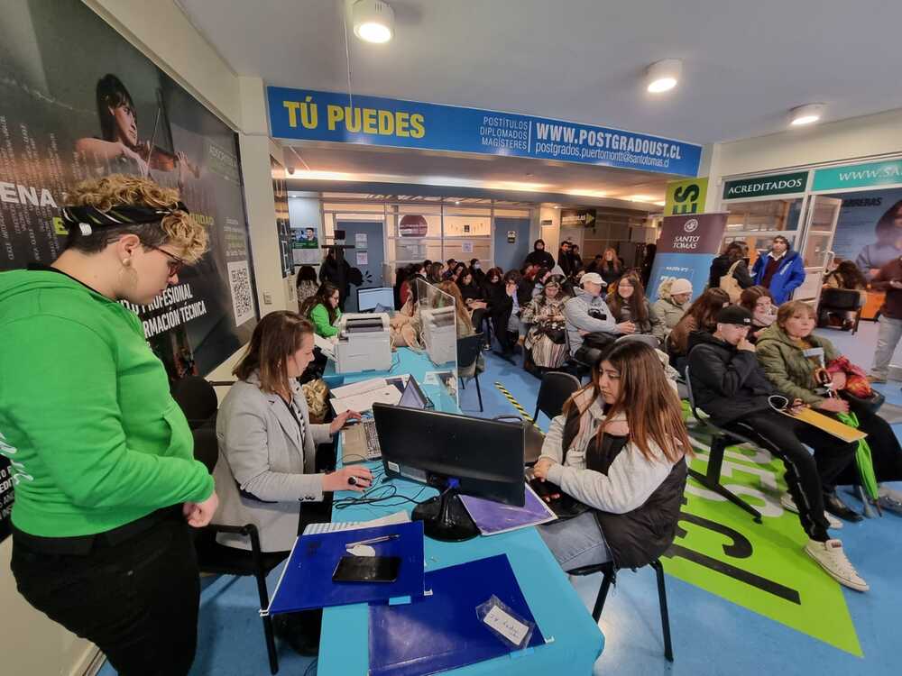 Santo Tomás Puerto Montt inició proceso de matrícula para alumnos nuevos