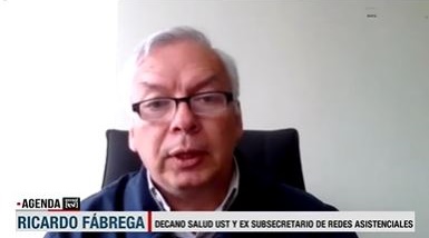 Agenda Emol TV analiza la situación de la salud en el país: Entrevista al decano de la Facultad de Salud UST, Dr. Ricardo Fábrega