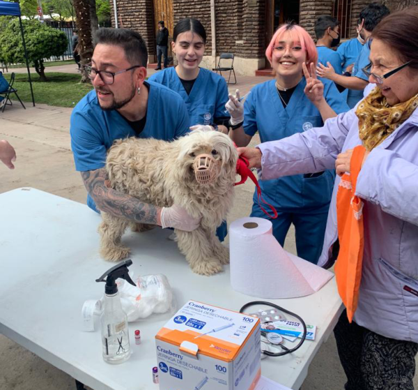 Tomasinos de Técnico en Veterinaria realizan operativo en San José de Maipo