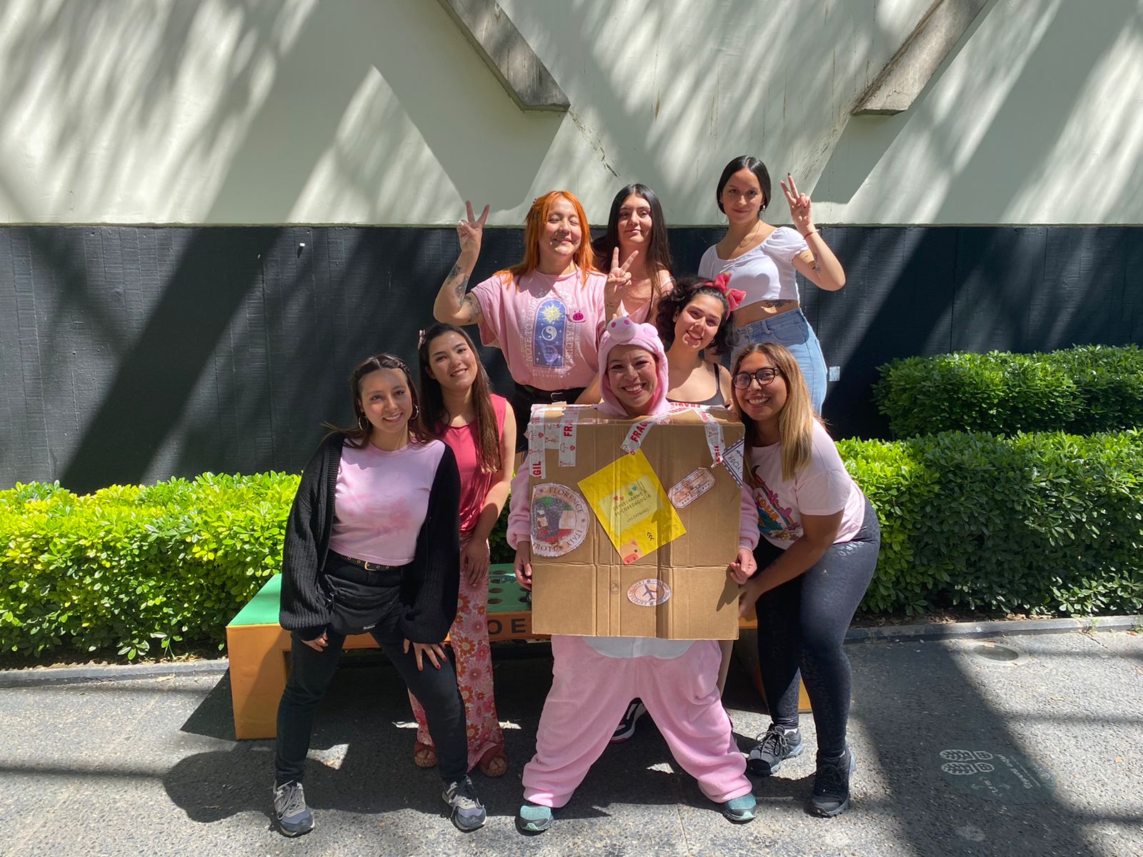 Encontraron a la chanchita “Cogni” en actividad organizada por la carrera de Psicopedagogía de Santo Tomás San Joaquín