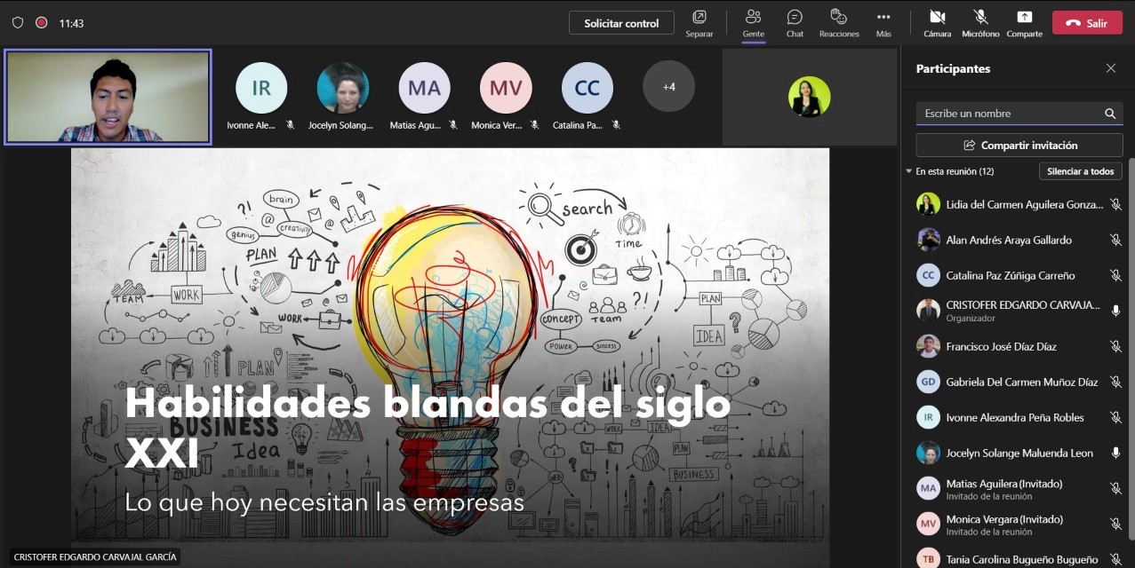 Egresados del área de administración de Santo Tomás fueron parte del taller “Fortalecimiento de habilidades blandas”