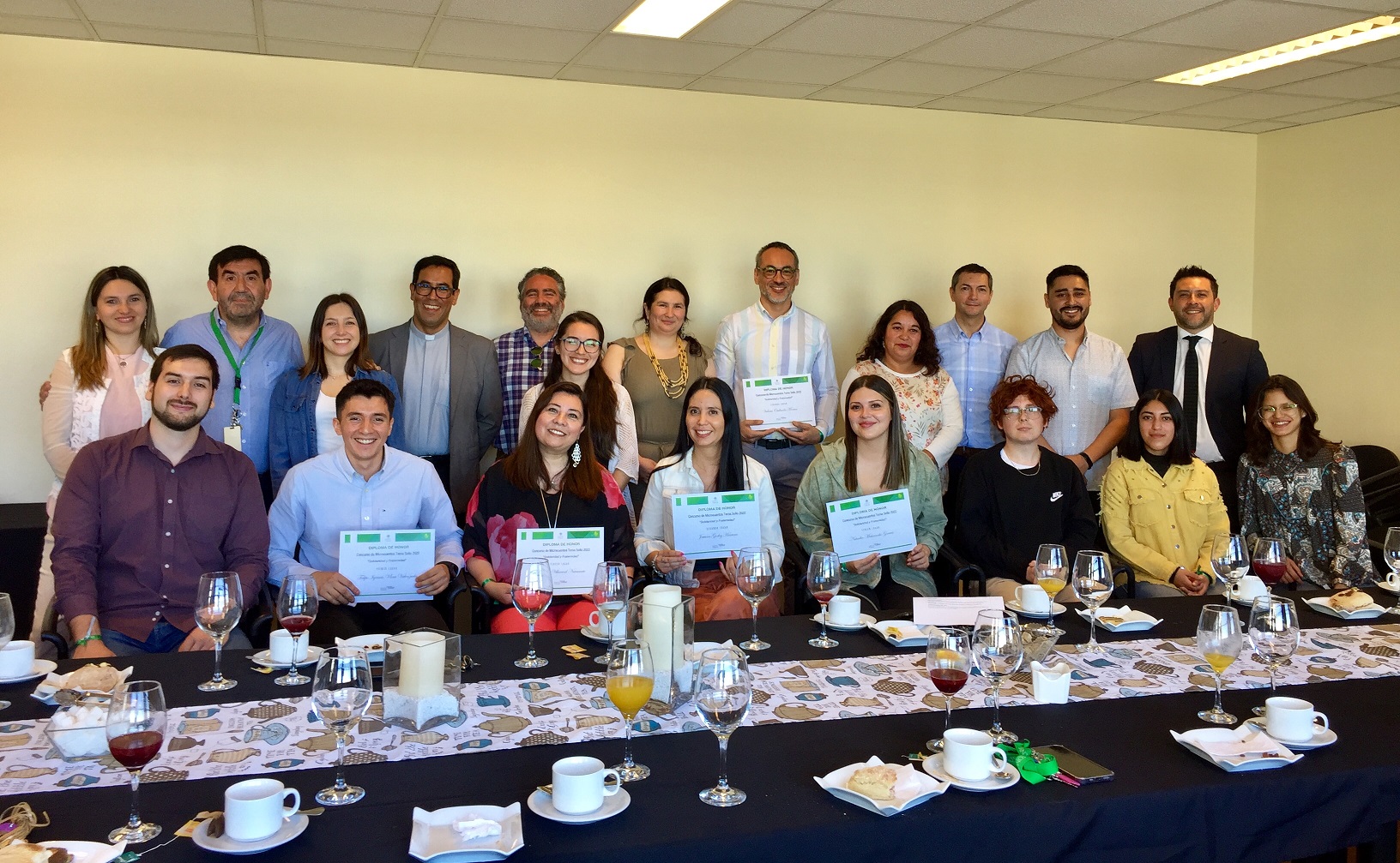 Con desayuno de premiación se dio cierre al tema Sello 2022, Solidaridad y Fraternidad en Santo Tomás Concepción
