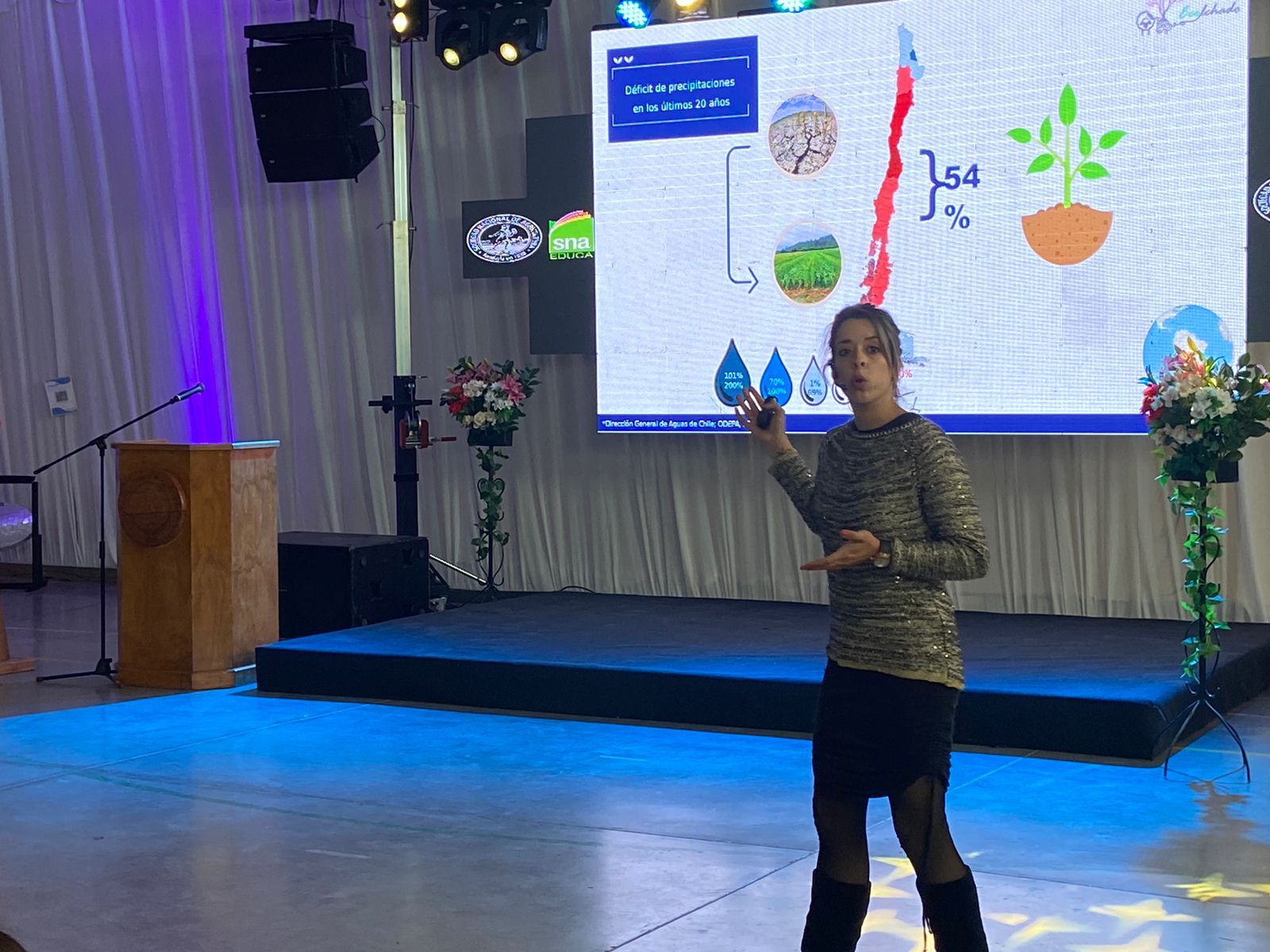 Investigadora de Ovisnova compartió su innovador proyecto en Feria del Emprendimiento de la Sociedad Nacional de Agricultura