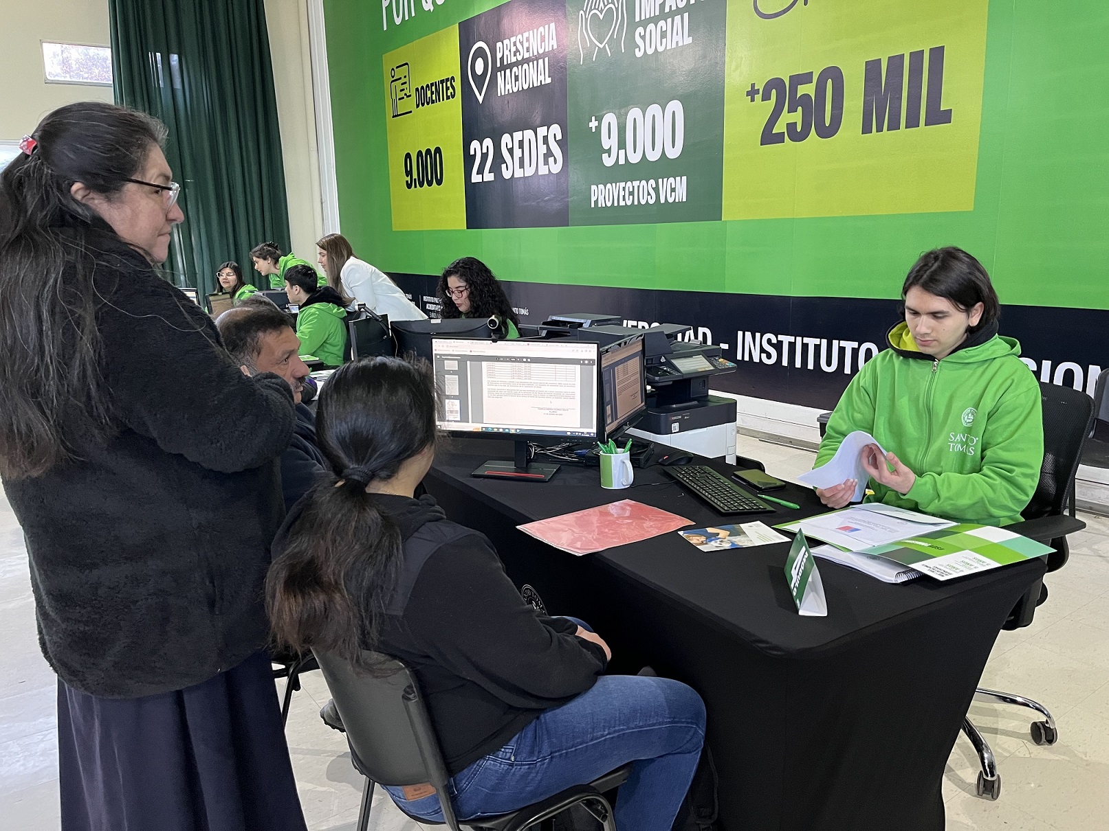 Santo Tomás Concepción dio por iniciado nuevo proceso de Admisión 2024
