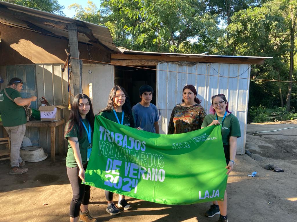 Más de 27 familias fueron beneficiadas con los Trabajos Voluntarios de Verano 2024 de Santo Tomás