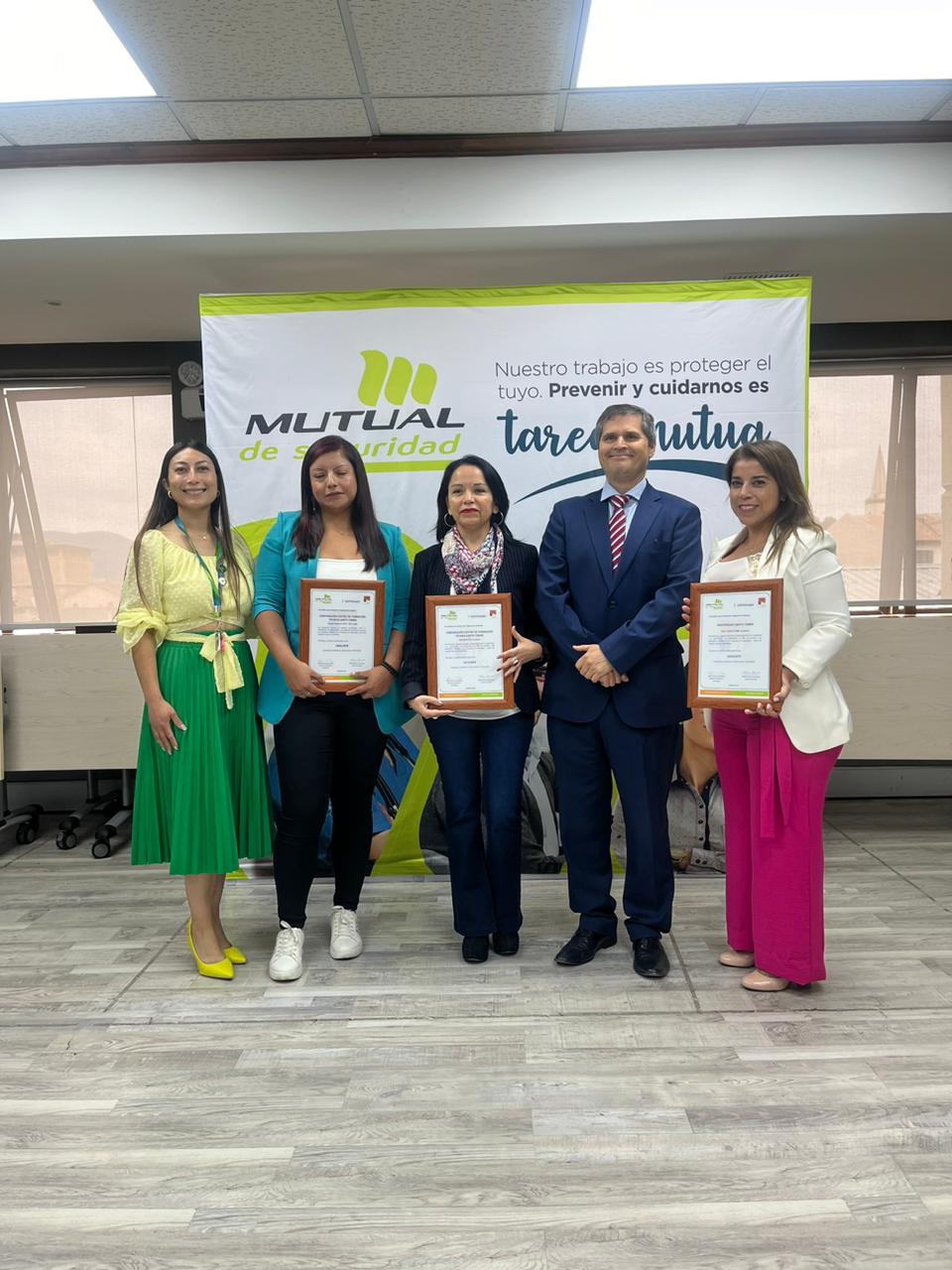 Santo Tomás La Serena se certifica con premiación PEC de Mutual de Seguridad