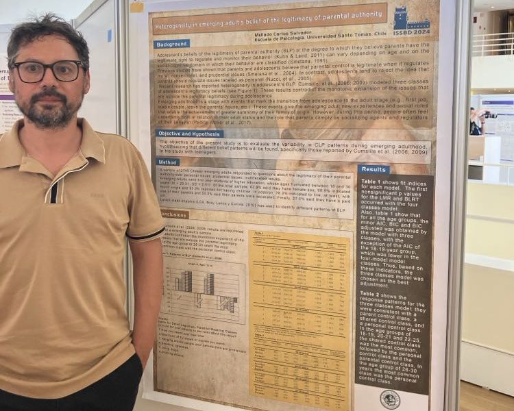 Docente de UST Talca presenta en bienal de Lisboa su investigación "Creencias sobre autoridad parental y adultez emergente"