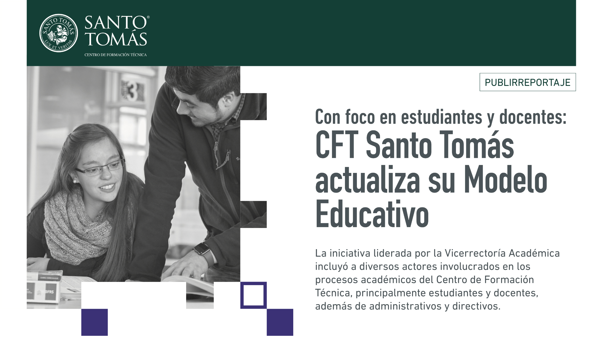 CFT Santo Tomas actualiza su Modelo Educativo