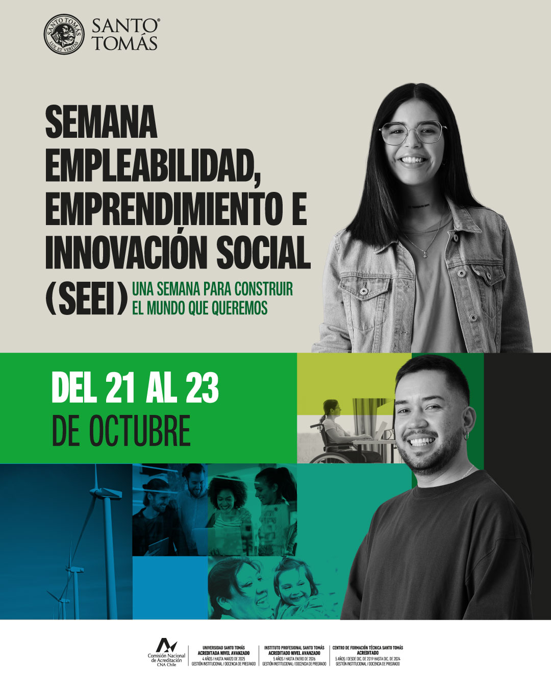 Santo Tomás invita a participar en la Semana Empleabilidad, Emprendimiento e Innovación Social (SEEI)