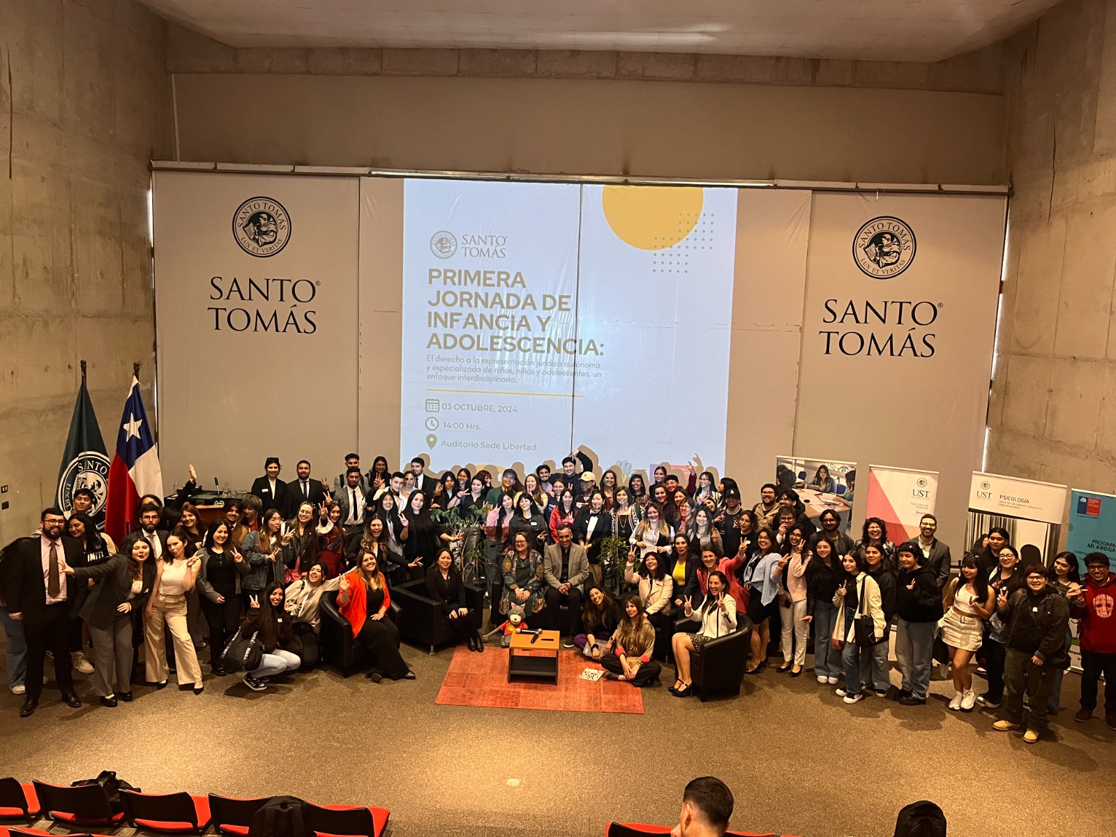 Carreras de UST se unen para generar la 1era Jornada de Infancia y Adolescencia que convocó a distintas casas de estudios superiores