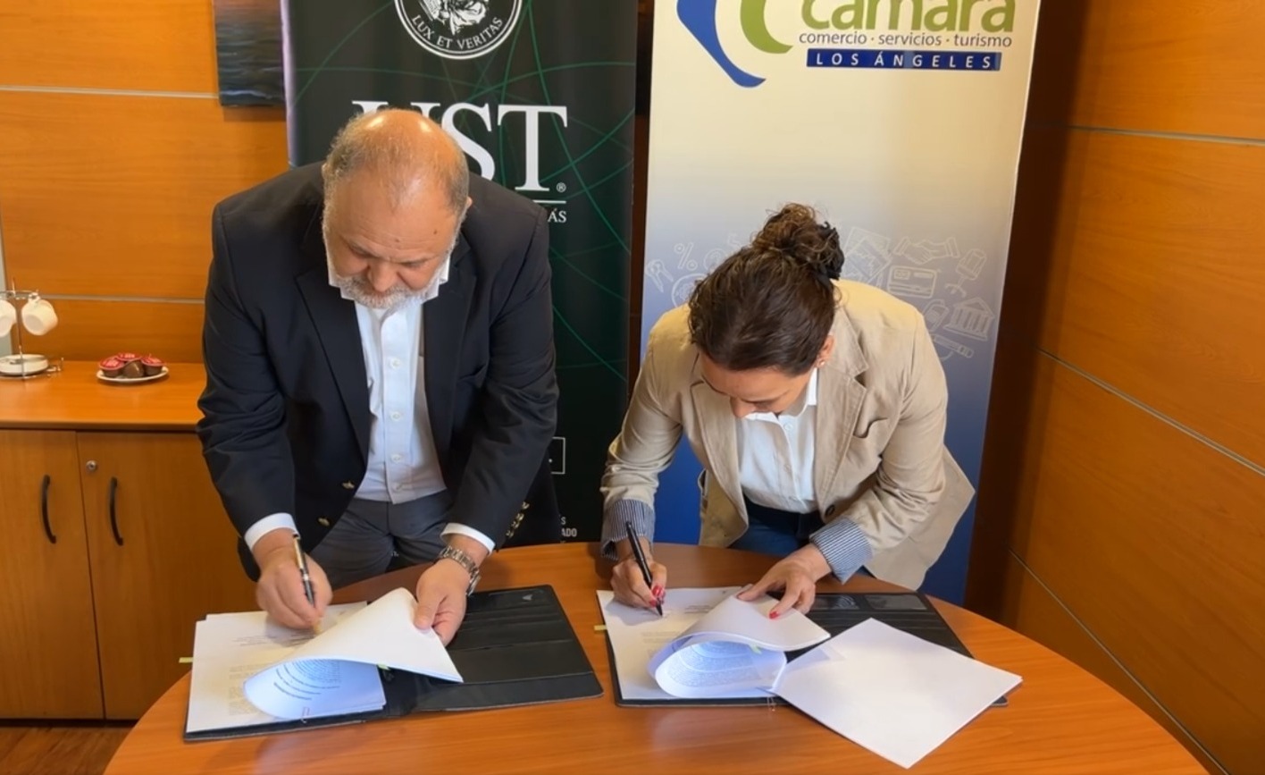 UST y Cámara de Comercio de Los Ángeles formalizan convenio para potenciar pymes locales