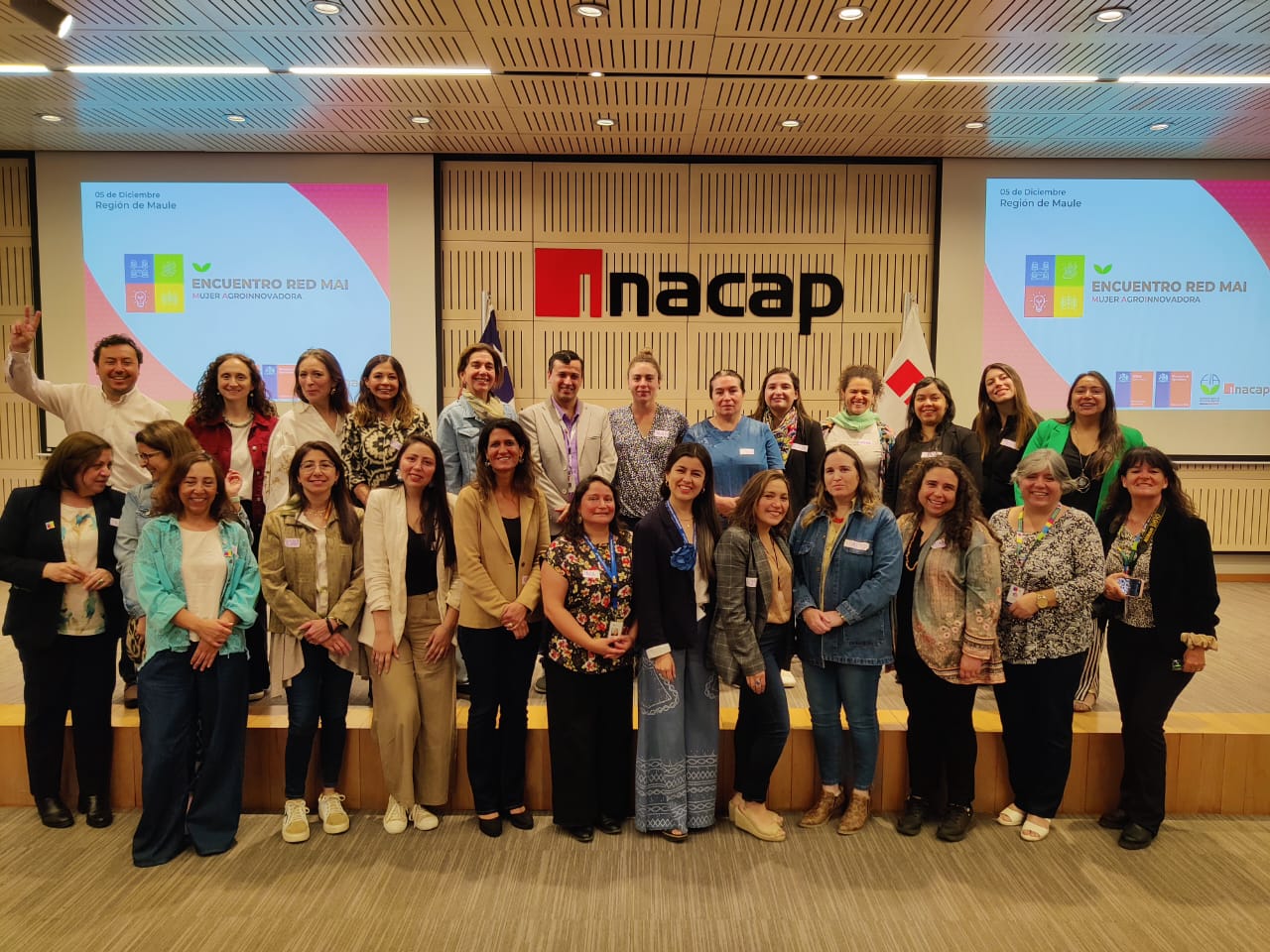 Catalina Torrealba participó en el Encuentro Conecta Red MAI y destacó la presencia femenina en la innovación agrícola del Maule