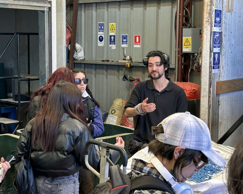 Estudiantes de Técnico en Gestión de Medio Ambiente conocieron los protocolos medioambientales de Patagonia Circular