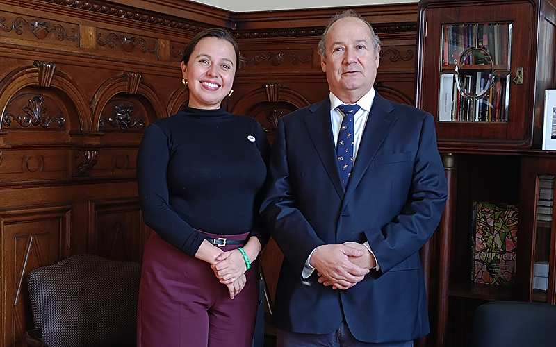 Rector de Santo Tomás Viña del Mar sostiene reunión protocolar con alcaldesa de Valparaíso