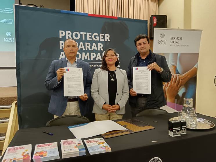 Santo Tomás Copiapó y Servicio de Protección Especializada a la Niñez y Adolescencia firman convenio de colaboración
