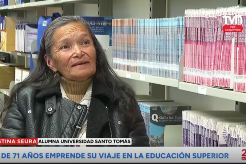 Alumna de 71 años comenzó su primer año de carrera universitaria