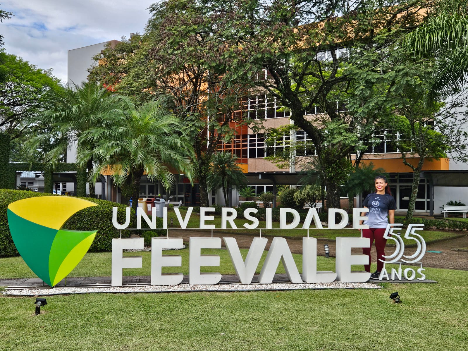 Estudiante de Preparador Físico del CFT realiza pasantía en Universidad de FEEVALE Brasil