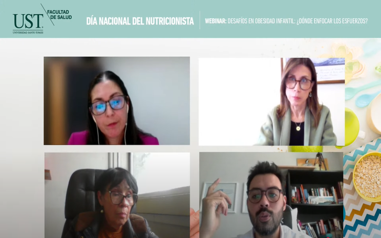 Facultad de Salud UST conmemora Día del Nutricionista con webinar sobre obesidad infantil