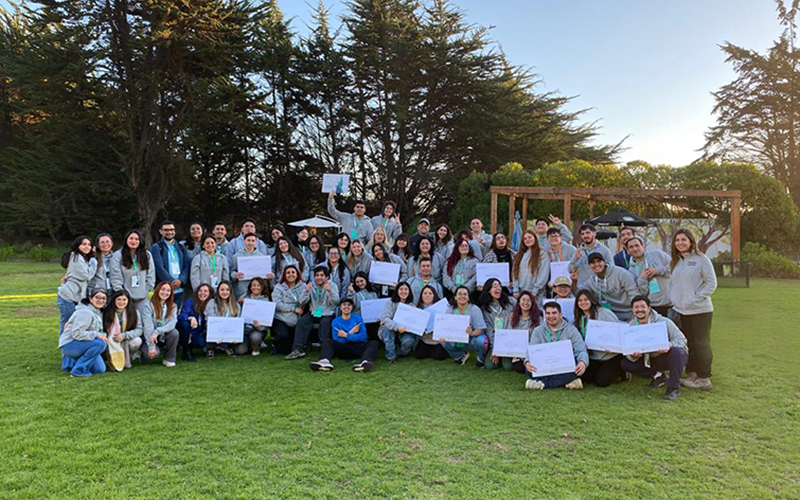 Estudiantes de Santo Tomás Viña del Mar disfrutaron de dos días de aprendizajes en la Escuela de Líderes en Mantagua