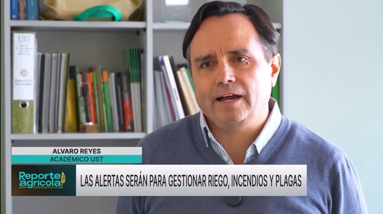 Proyecto de agronomía inteligente desarrollado por la UST es destacado en Reporte Agricola de TVN
