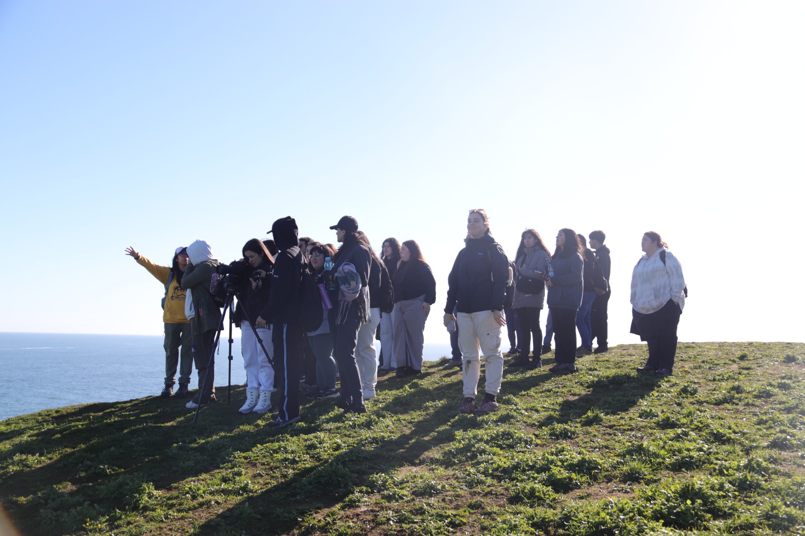 Estudiantes de la UST Concepción realizan salida a terreno en el marco de la asignatura y programa Vigilantes Ambientales, junto al colectivo "Soplo a la Vista"