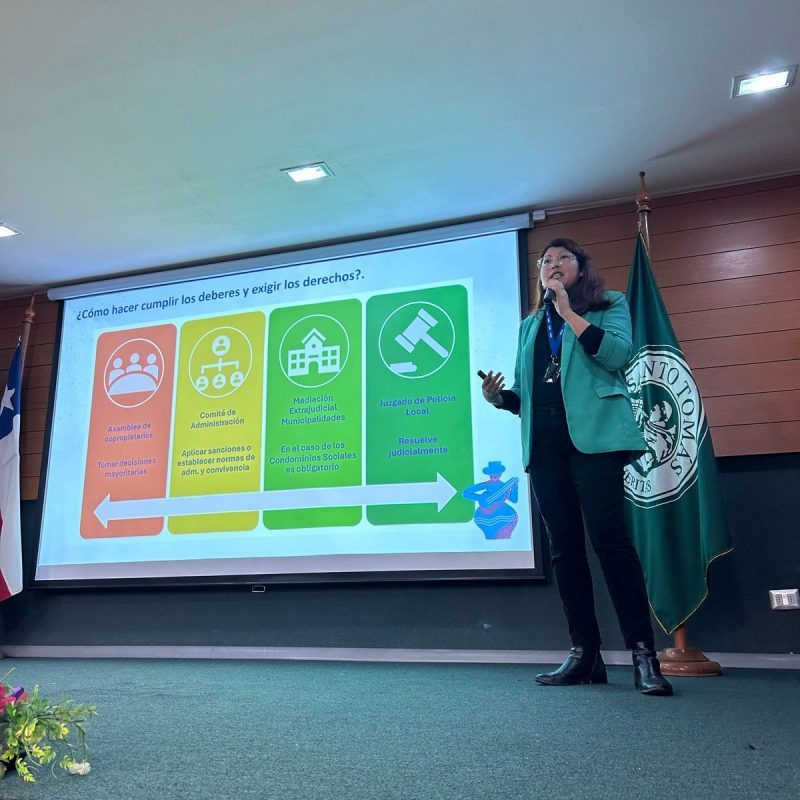Estudiantes del área social y jurídica participaron en charla sobre Ley de Copropiedad Inmobiliaria organizada por la carrera Técnico Jurídico del CFT Sede Arica