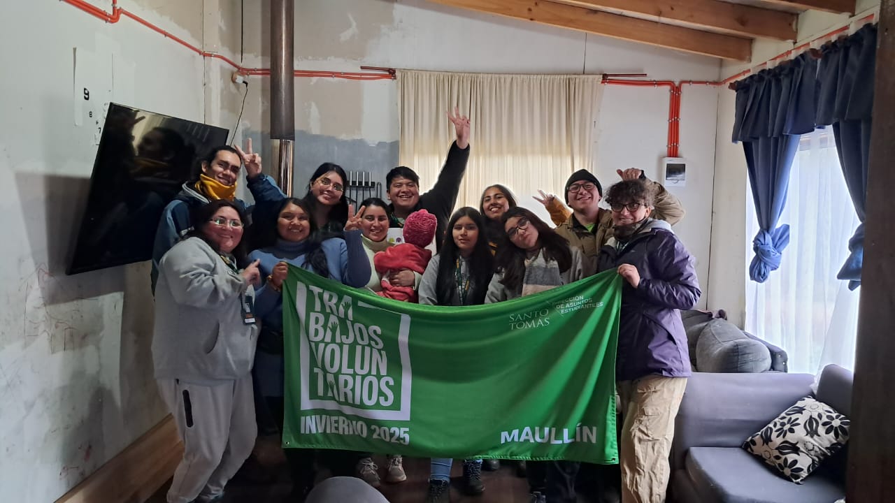 Trabajos Voluntarios de Invierno: Estudiantes de Santo Tomás Puerto Montt llevaron el sello tomasino a Maullín