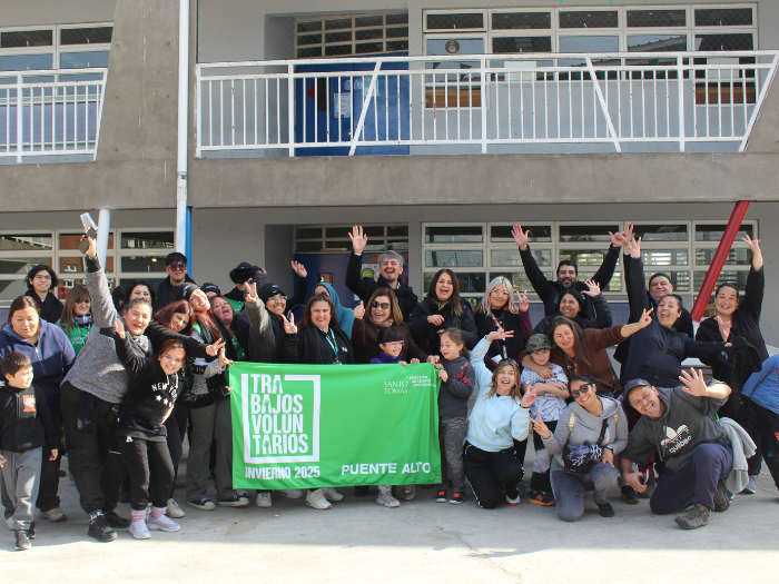 Tomasinos de Puente Alto vivieron Trabajos Voluntarios de Invierno