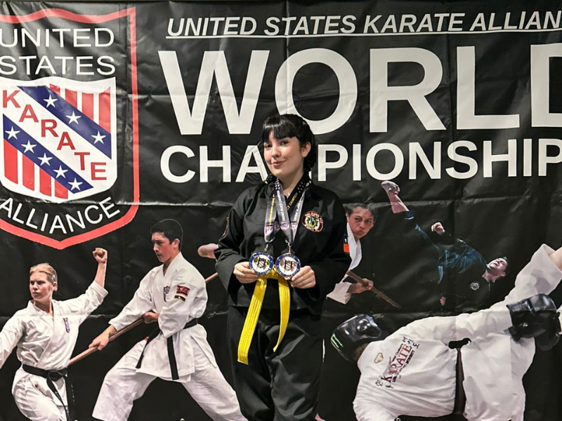 Tomasina de Puente Alto representa a Chile en campeonato mundial de Kung Fu en EE.UU