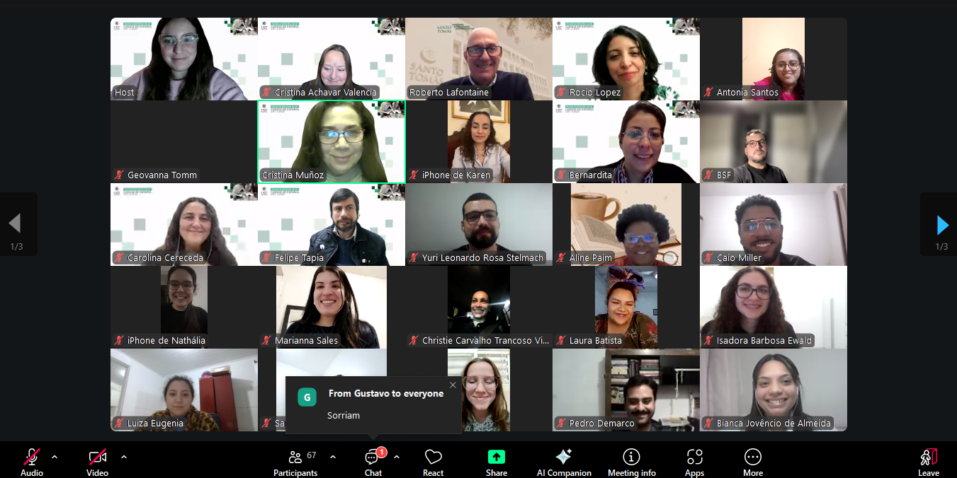 Alumnos de Brasil y Alemania inician 2° semestre de cursos de español
